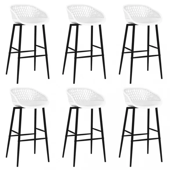 7 részes fehér bárszett