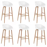 7 részes fehér bárszett