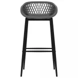 5 részes fekete és szürke bárszett