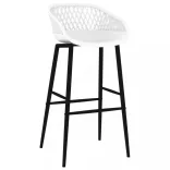 7 részes fekete és fehér bárszett