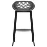 7 részes fekete és szürke bárszett