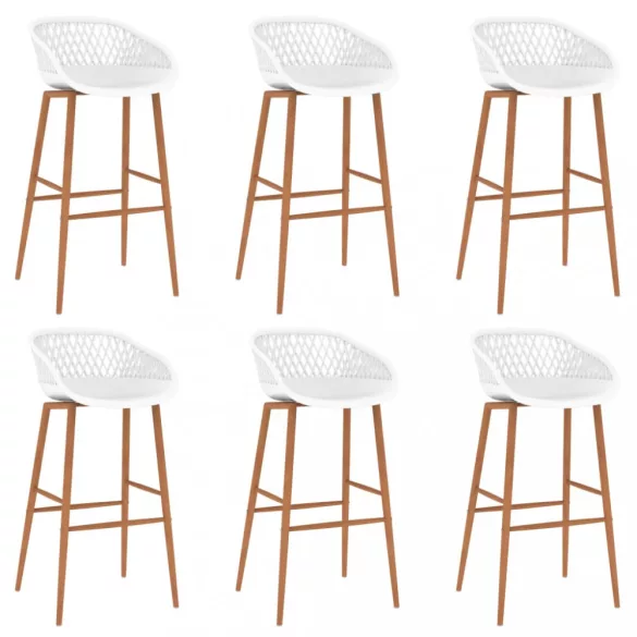 7 részes fekete és fehér bárszett