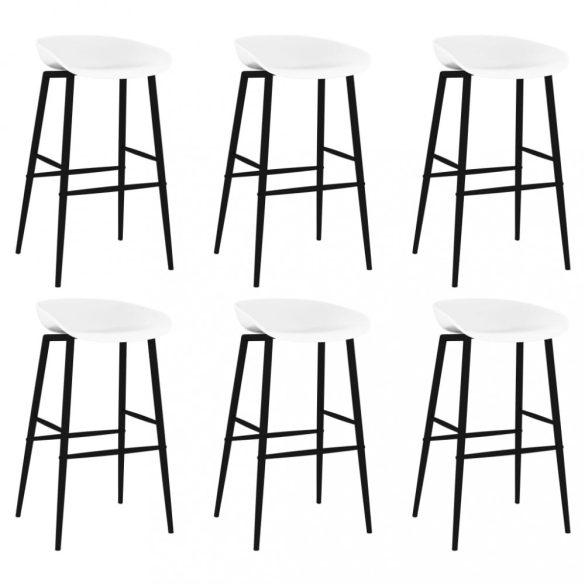 7 részes fekete és fehér bárszett