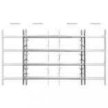 2 db állítható biztonsági ablakrács 1000-1500 mm