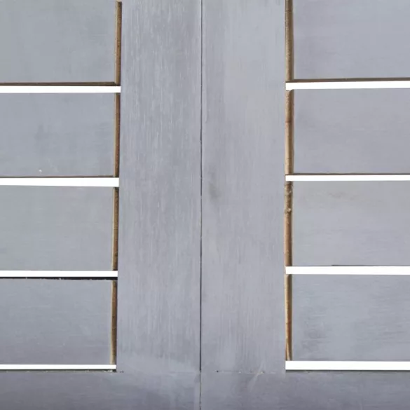 7 részes szürke tömör akácfa kerti étkezőgarnitúra