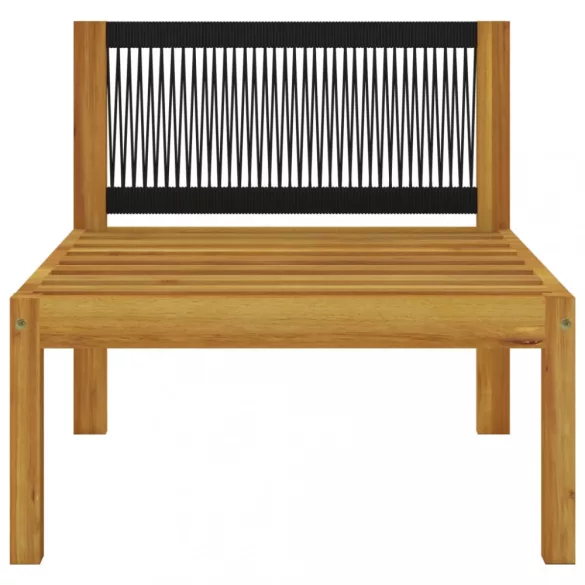 8 darabos kerti pihenőgarnitúra párnákkal, krémszínű, 63 x 63 cm