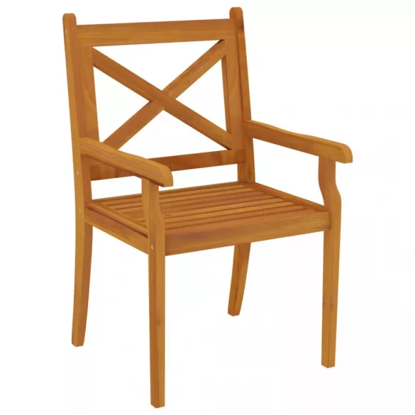 7 részes tömör akácfa kerti étkezőgarnitúra