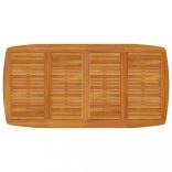 9 részes tömör akácfa kerti étkezőgarnitúra