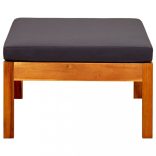 tömör akácfa kerti pad tetőponyvával és lábtartókkal