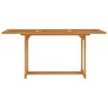 7 részes tömör tíkfa kerti étkezőgarnitúra szürke párnákkal