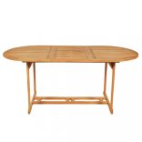 9 részes tömör tíkfa kerti étkezőgarnitúra