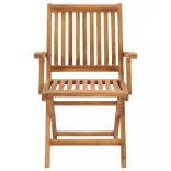 7 részes tömör tíkfa kerti étkezőgarnitúra