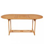 9 részes tömör tíkfa kerti étkezőgarnitúra