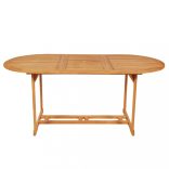 9 részes tömör tíkfa kerti étkezőgarnitúra