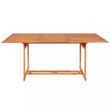 9 részes tömör tíkfa kerti étkezőgarnitúra szürke párnákkal