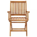 7 részes tömör tíkfa kerti étkezőgarnitúra