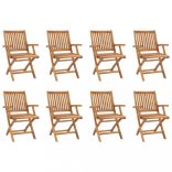 9 részes tömör tíkfa kerti étkezőgarnitúra