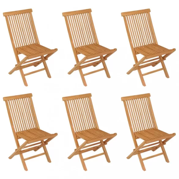 7 részes tömör tíkfa kerti étkezőgarnitúra