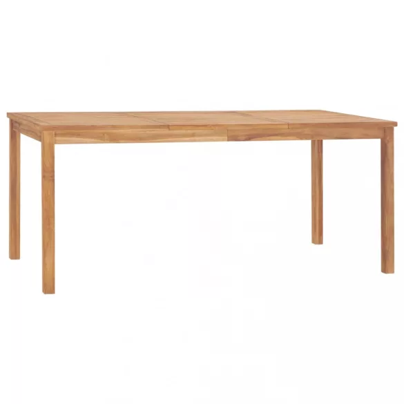 7 részes tömör tíkfa kerti étkezőgarnitúra 180 x 90 cm