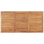 7 részes tömör tíkfa kerti étkezőgarnitúra 180 x 90 cm