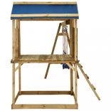 impregnált fenyőfa kültéri játszószett