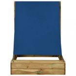 impregnált fenyőfa homokozó tetővel 160 x 100 x 133 cm