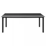 9 részes fekete kerti étkezőgarnitúra