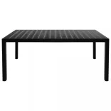 9 részes fekete kerti étkezőgarnitúra