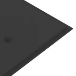 2 személyes tömör eukaliptuszfa kerti pad párnával 120 cm