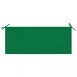 2 személyes tömör eukaliptuszfa kerti pad párnával 120 cm