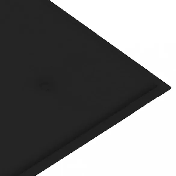 2 személyes tömör eukaliptuszfa kerti pad párnával 120 cm