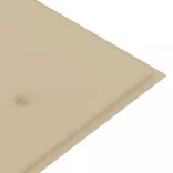 3 személyes tömör eukaliptuszfa kerti pad párnával 150 cm
