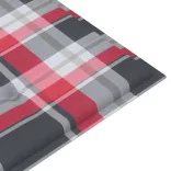 3 személyes tömör eukaliptuszfa kerti pad párnával 150 cm