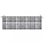 3 személyes tömör eukaliptuszfa kerti pad párnával 150 cm