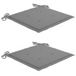 tömör akácfa kerti székek teázóasztallal és párnákkal