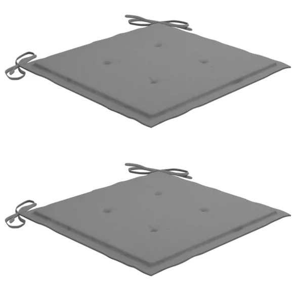 tömör akácfa kerti székek teázóasztallal és párnákkal