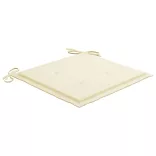 tömör akácfa kerti székek teázóasztallal és párnákkal