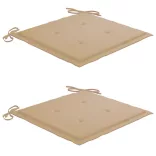 tömör akácfa kerti székek teázóasztallal és párnákkal