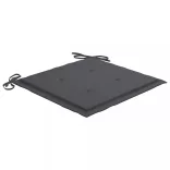 tömör akácfa kerti székek teázóasztallal és párnákkal