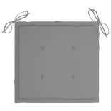 tömör akácfa kerti székek teázóasztallal és párnákkal