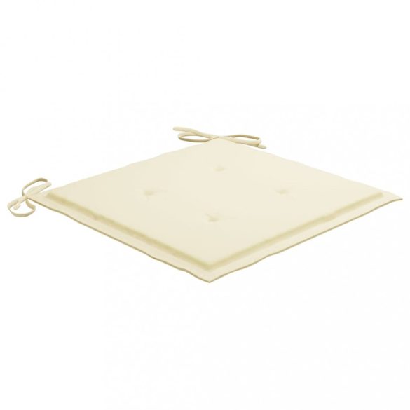 tömör akácfa kerti székek teázóasztallal és párnákkal