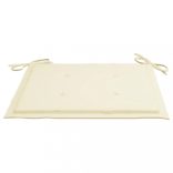 tömör akácfa kerti székek teázóasztallal és párnákkal