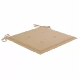 tömör akácfa kerti székek teázóasztallal és párnákkal