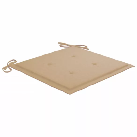 tömör akácfa kerti székek teázóasztallal és párnákkal