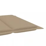 tömör akácfa kerti napozóágy párnával