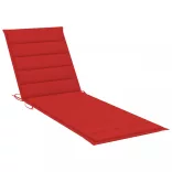 bambusz kerti napozóágy párnával