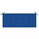 tömör tíkfa rakásolható kerti pad párnával 128,5 cm