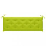 tömör tíkfa rakásolható kerti pad párnával 159 cm