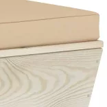 kétszemélyes lucfenyő kerti raklapkanapé párnákkal