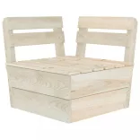 kétszemélyes impregnált lucfenyő kerti raklapkanapé